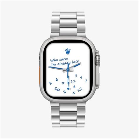 who cares i'm already late rolex apple watch|Does anyone have this watch face, “who cares I’m already late” .